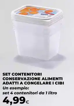 Extracoop Set contenitori conservazione alimenti adatti a congelare i cibi offerta