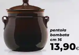 Extracoop Pentola bombata cm 16 offerta