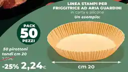 Extracoop Linea stampi per friggitrice ad aria guardini offerta