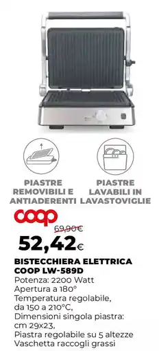 Extracoop BISTECCHIERA ELETTRICA COOP LW-589D offerta