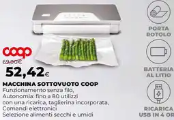 Extracoop Macchina sottovuoto COOP offerta