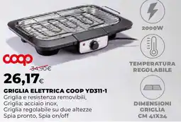 Extracoop GRIGLIA ELETTRICA COOP YD311-1 offerta