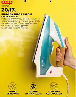 Extracoop FERRO DA STIRO A VAPORE COOP T-610CN offerta