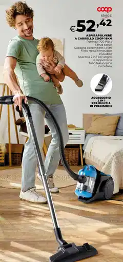 Extracoop Aspirapolvere a carrello coop 16kn offerta