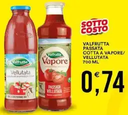 Vantaggio Cash&Carry Valfrutta passata cotta a vapore/ vellutata offerta