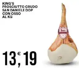 Vantaggio Cash&Carry King's prosciutto crudo san daniele dop con osso offerta