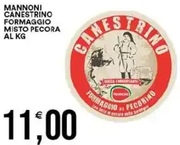 Vantaggio Cash&Carry Mannoni canestrino formaggio misto pecora offerta