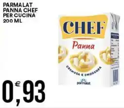 Vantaggio Cash&Carry Parmalat panna chef per cucina offerta