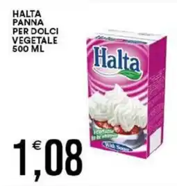Vantaggio Cash&Carry Halta panna per dolci vegetale offerta