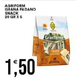 Vantaggio Cash&Carry Agriform grana padano snack offerta