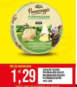 Vantaggio Cash&Carry Granterre parmareggio parmareggini formaggini offerta