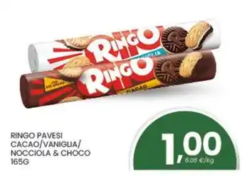 Despar Ringo pavesi cacao/vaniglia/ nocciola & choco offerta