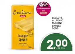 Despar Lasagne all'uovo emiliane BARILLA offerta