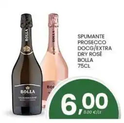 Despar Spumante prosecco docg/extra dry rose BOLLA offerta