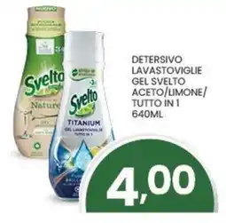 Despar Detersivo lavastoviglie gel svelto aceto/limone/ tutto in 1 offerta