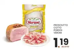 Despar Prosciutto cotto pordoi VERONI offerta