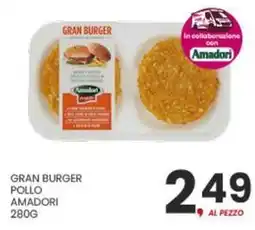 Despar Gran burger pollo AMADORI offerta