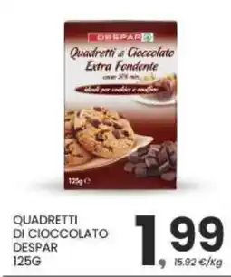 Despar Quadretti di cioccolato DESPAR offerta