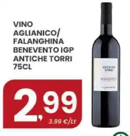 Despar Vino aglianico/ falanghina benevento IGP ANTICHE TORRI offerta