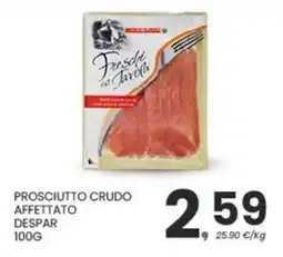 Despar Prosciutto crudo affettato DESPAR offerta