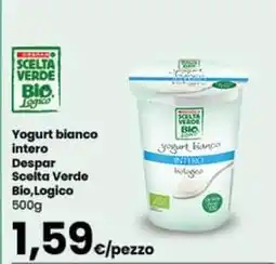 Despar Yogurt bianco intero Despar Scelta Verde Bio,Logico offerta