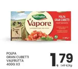 Despar Polpa gran cubetti VALFRUTTA offerta