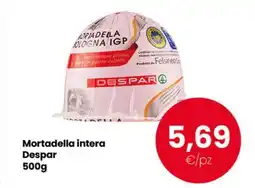Despar Mortadella intera Despar offerta