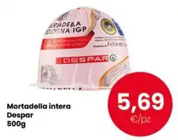Despar Mortadella intera Despar offerta