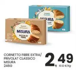 Despar Cornetto fibre extra/ privolat classico MISURA offerta