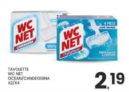 Despar Tavolette wc net ocean/candeggina X2/X4 offerta