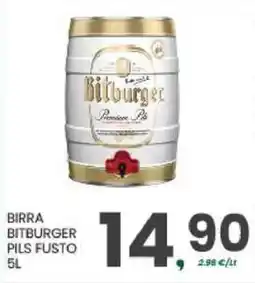 Despar Birra bitburger pils fusto offerta