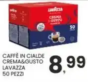 Despar Caffè in cialde crema&gusto LAVAZZA 50 pezzi offerta