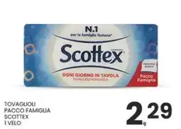 Despar Tovaglioli pacco famiglia SCOTTEX offerta