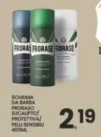 Despar Schiuma da barba proraso eucalipto protettiva/ pelli sensibili offerta