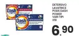 Despar Detersivo lavatrice pods dash power x19 offerta