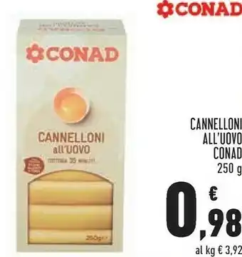 Conad - cannelloni all'uovo