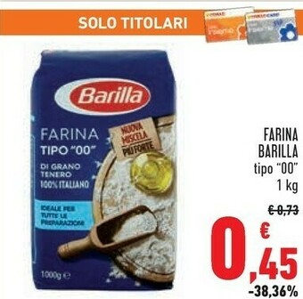 Conad Superstore Farina di grano tenero tipo 00 1000 g(ml) offerta