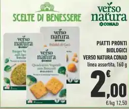 Conad Piatti pronti biologici VERSO NATURA CONAD offerta