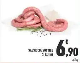 Conad Salsiccia sottile di suino offerta