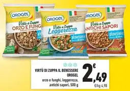 Conad Virtù di zuppa il benessere OROGEL offerta