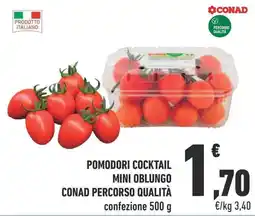 Conad Pomodori cocktail mini oblungo conad percorso qualità offerta