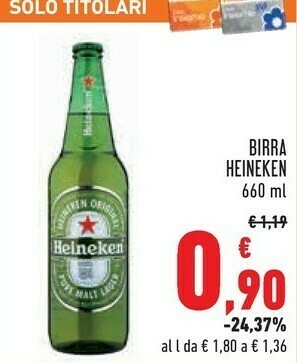 Conad Superstore Heineken birra offerta