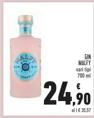 Conad Superstore Malfy gin 700 ml offerta