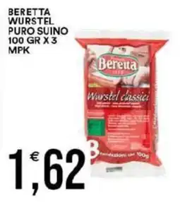 Vantaggio Cash&Carry Beretta wurstel puro suino offerta