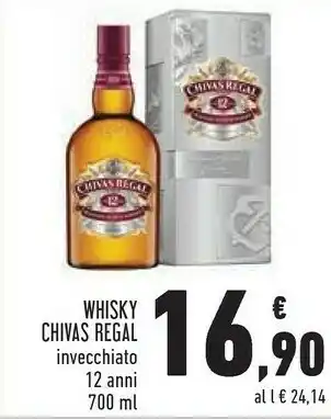 Conad Superstore Blended scotch whisky regal 700 g(ml) offerta