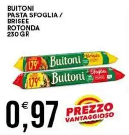 Vantaggio Cash&Carry Buitoni pasta sfoglia / brisee rotonda offerta
