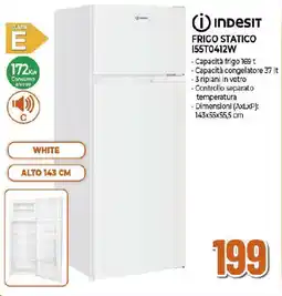 Ipercoop INDESIT FRIGO STATICO I55T0412W offerta