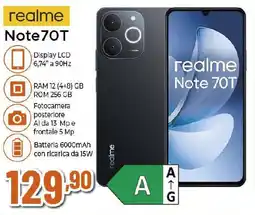 Ipercoop realme Note 70T offerta