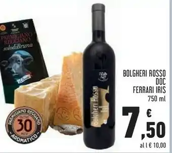 Conad Superstore Ferrari iris bolgheri rosso doc offerta