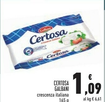 Conad Superstore Certosa crescenza 165 g(ml) offerta